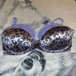 💜Purple Leopard Print Playboy Bra💜